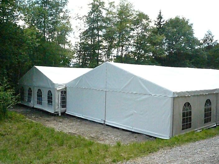 Partyzelt 10m breit: Hochzeit in der Höhlmühle 2009 (3)